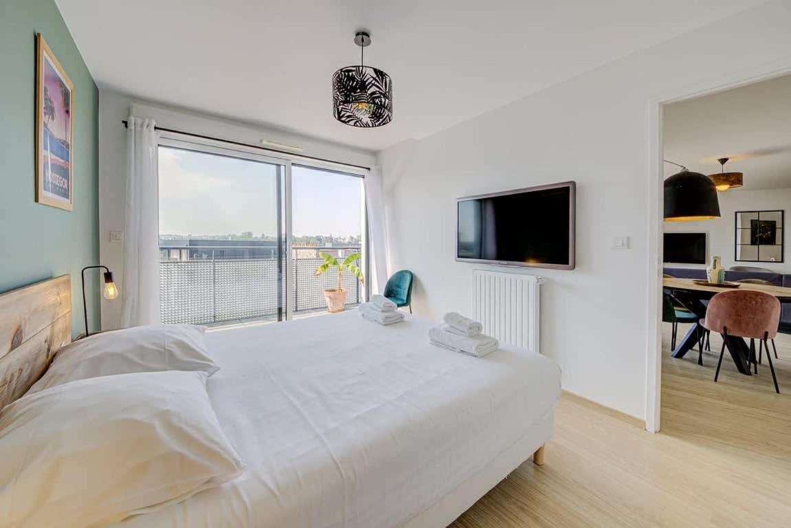 Le Maginot, T4 De Standing, Terrasse Et Parking Apartman Rennes Kültér fotó