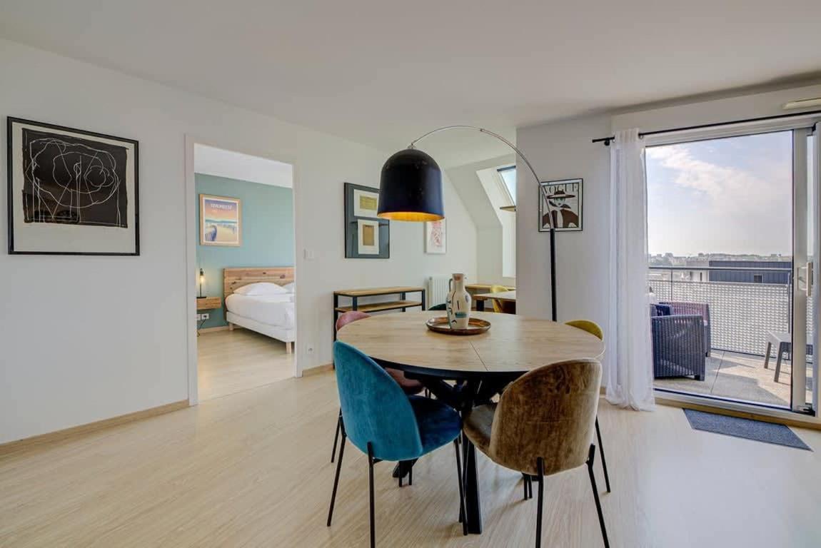 Le Maginot, T4 De Standing, Terrasse Et Parking Apartman Rennes Kültér fotó