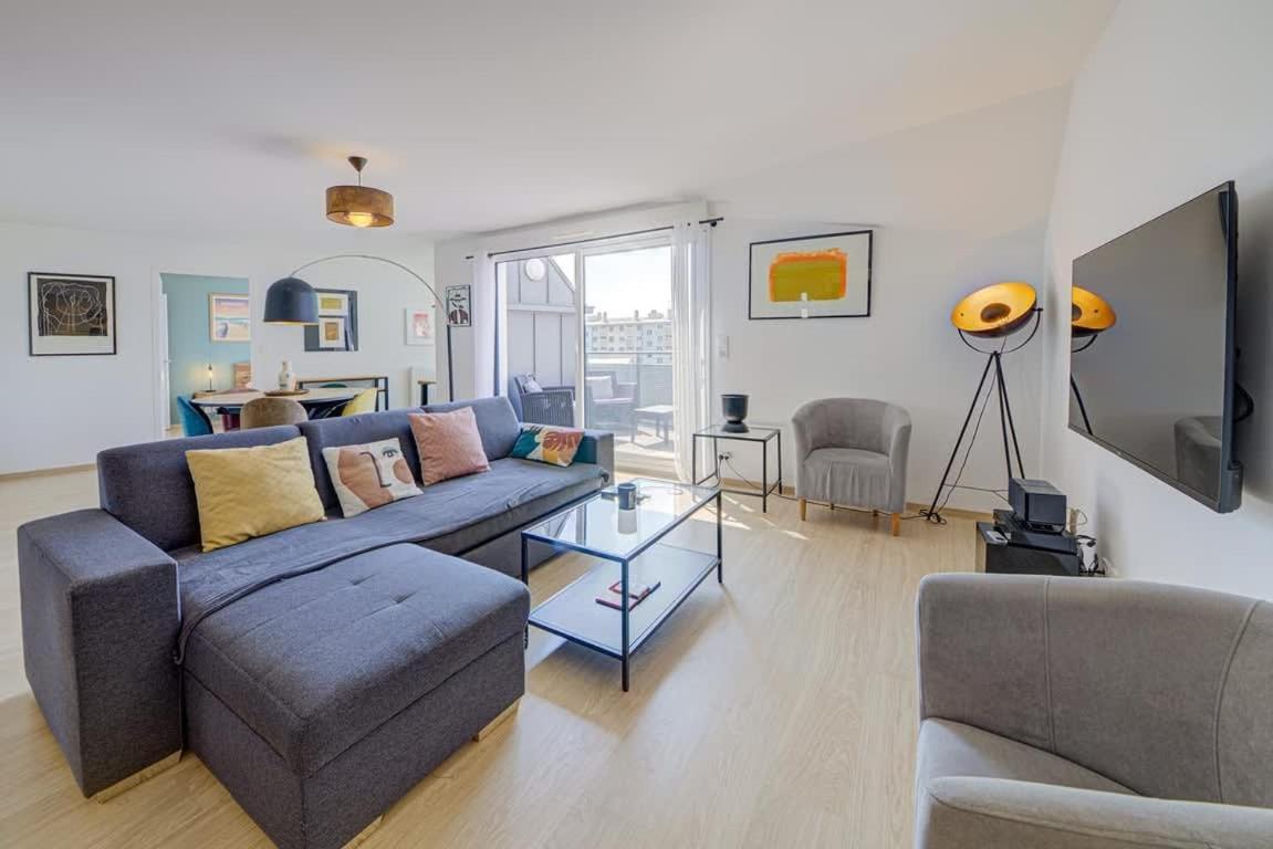 Le Maginot, T4 De Standing, Terrasse Et Parking Apartman Rennes Kültér fotó